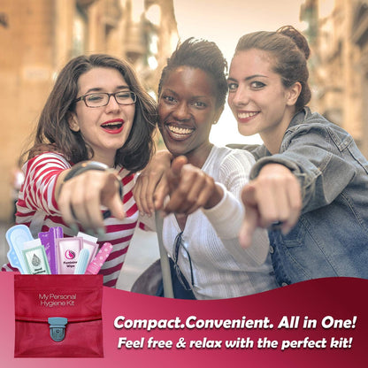 Feminine Hygiene Kits Pack of 10 (Leather Light)