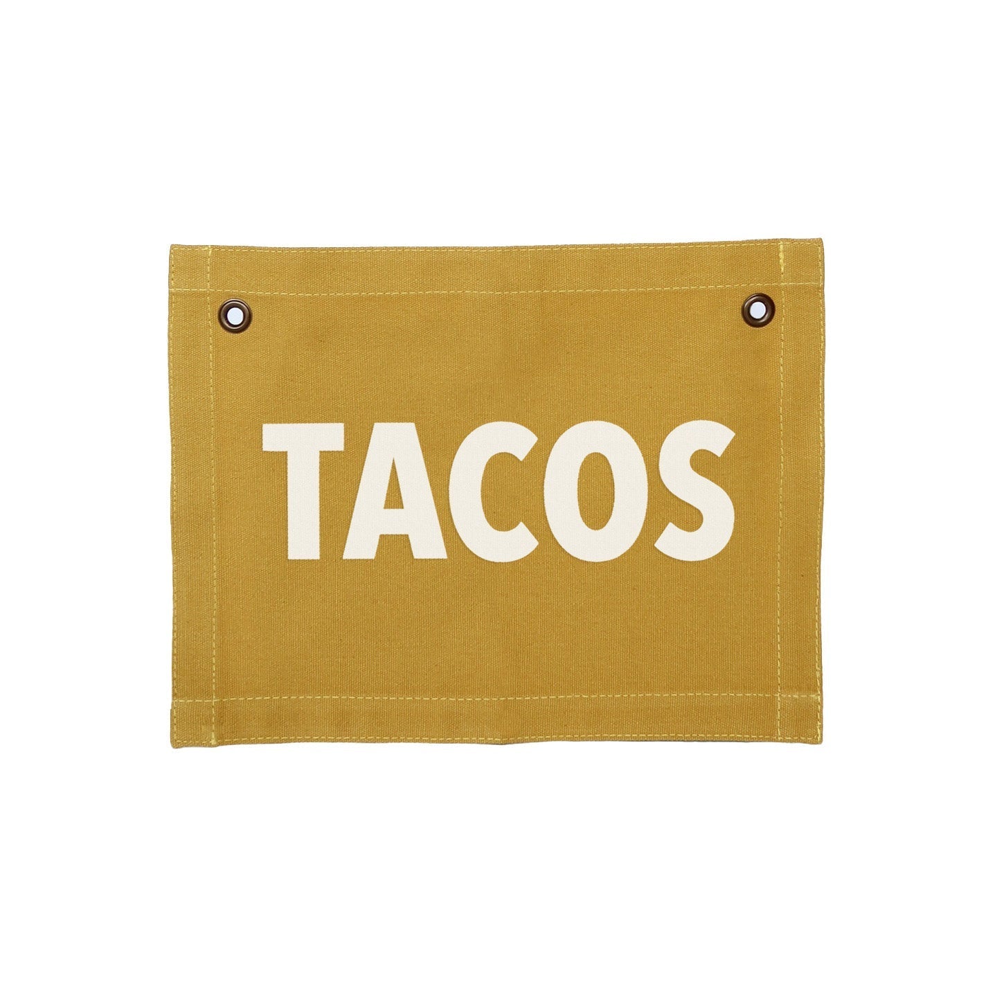 Frankie Jean Tacos Small Canvas Flag