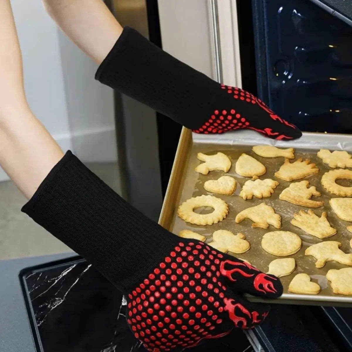 Extreme Heat Resistant Grill Gloves