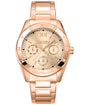 Dkny Women Watch, Rose Gold Color Case, Rose Gold Dial, Rose Gold Color Metal Bracelet, Multi-Function, 5 Atm