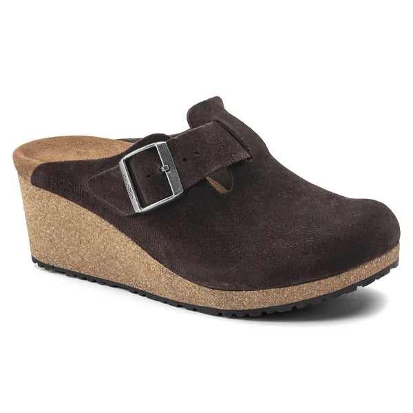 Birkenstock Fanny Suede Leather Roast