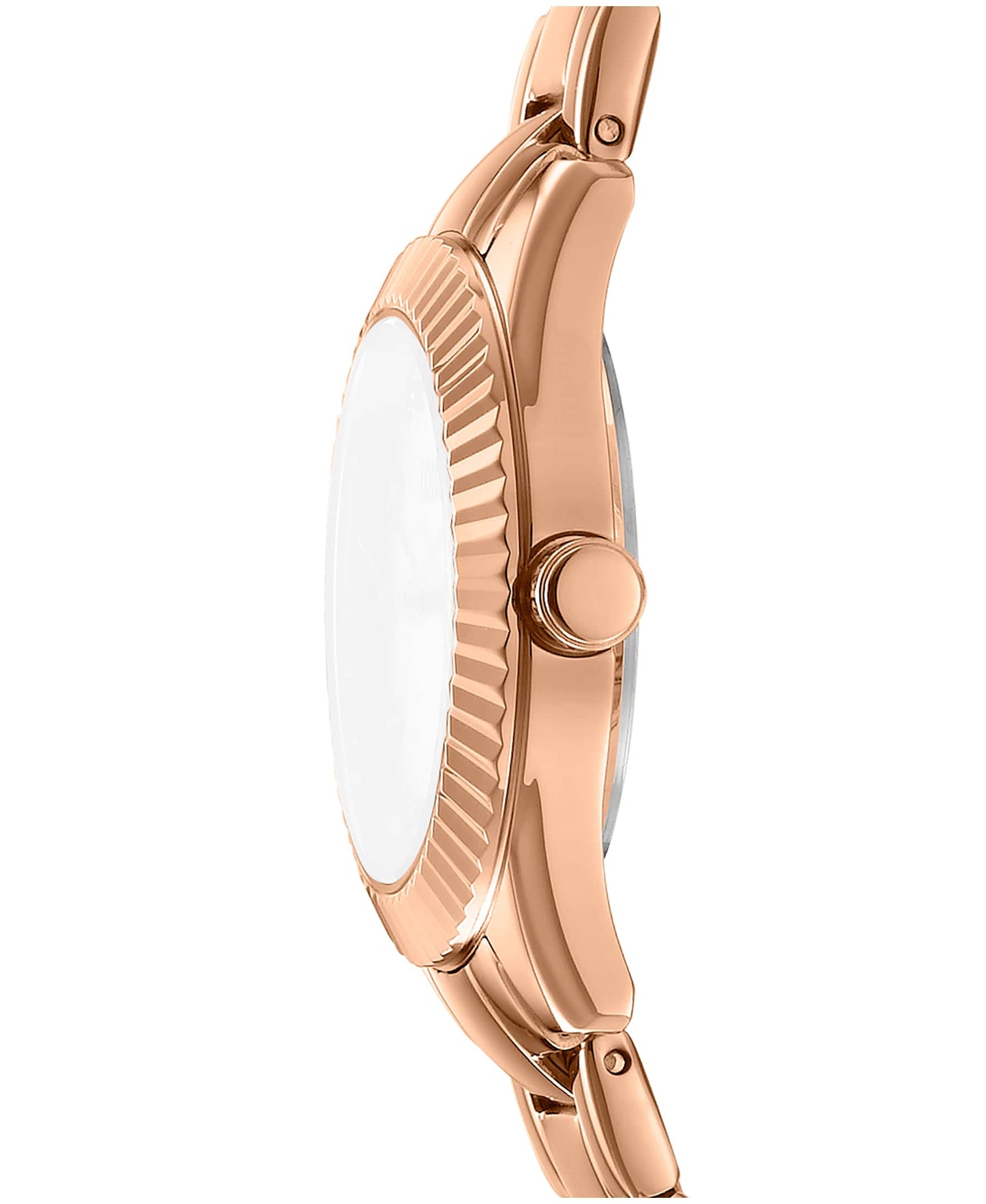 Dk1l017m0065 EVERYDAY Chambers Glitz Silver Dial Rose Gold Women's Watch