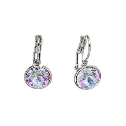 Classic Leverback Earrings with Sparkling Swarovski Crystals by callura