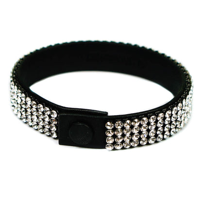 Swarovski Crystal & Leather Bracelet