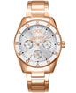 Dk1l073m0045 ACTIVE Chambers Multi Function Silver Dial Rose Gold Women's Watch