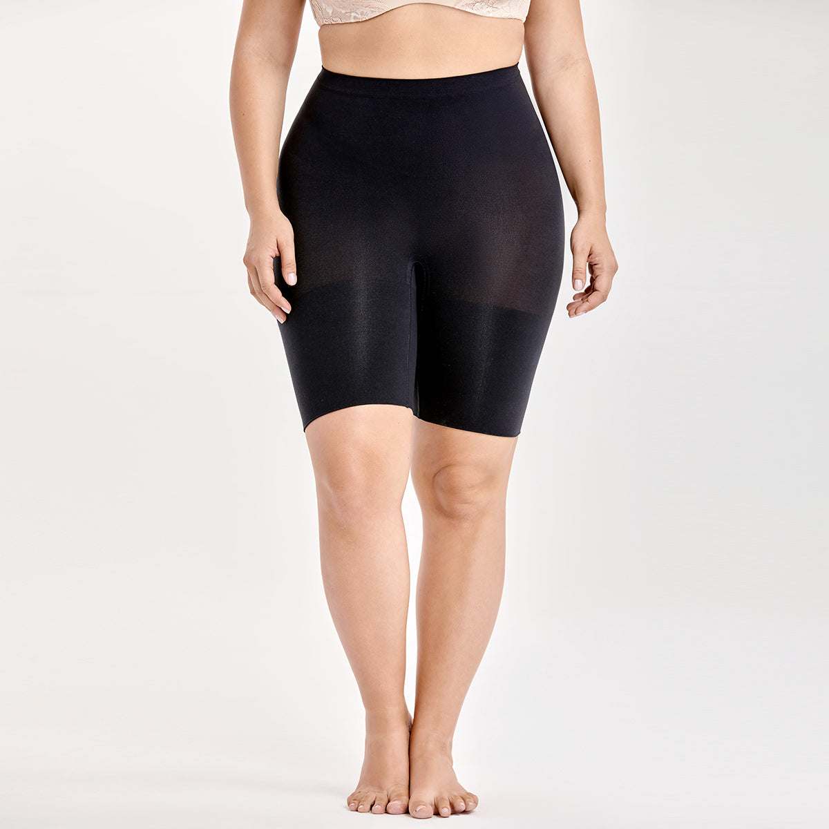 High-Waist Lightweight Tummy Control Thigh Slimmer Shapewear Shorts