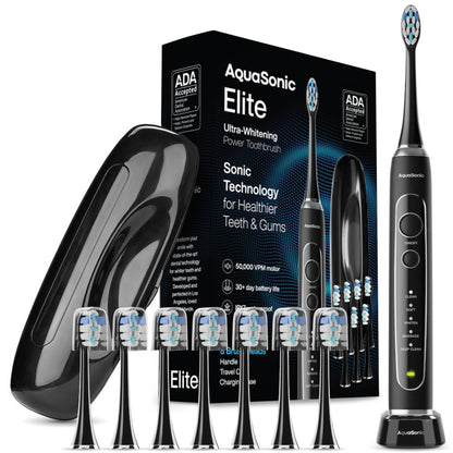 AquaSonic Elite - Ultra-Whitening Rechargeable Toothbrush