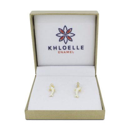 Dolphin Earrings White Khloelle LC0070828