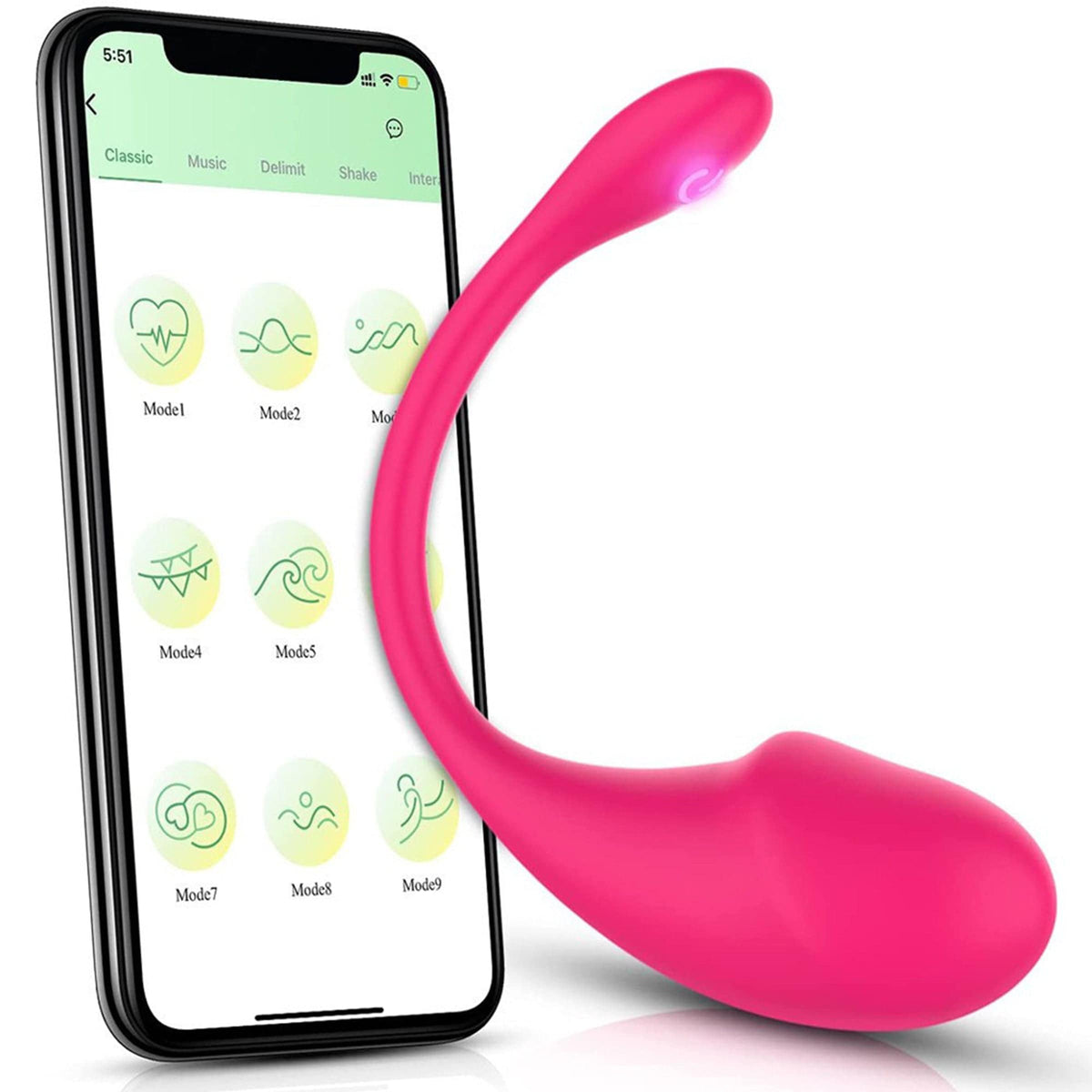 Blissed U-Shaped Massager – Powerful, Cordless & Portable Soft Silicone Personal Vibrator