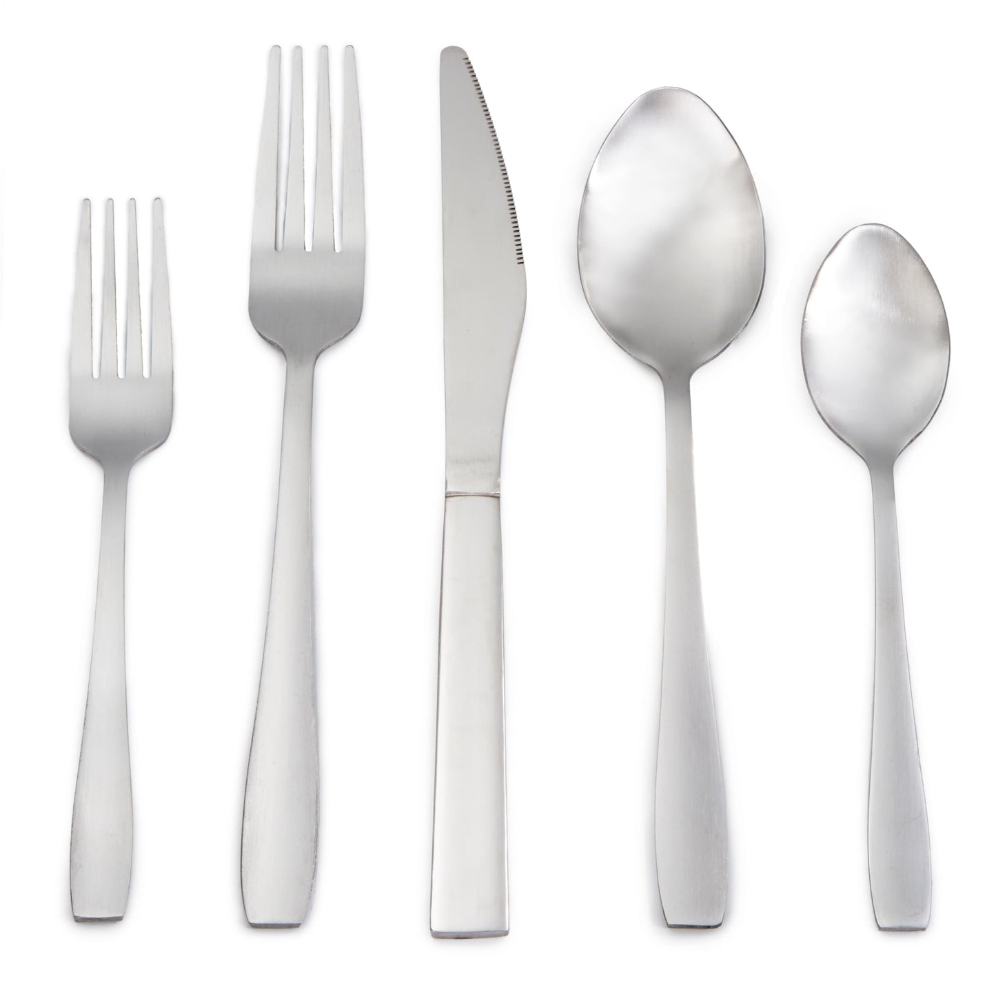 BergHOFF Essentials 20Pc 18/10 Stainless Steel Flatware Set, Matte