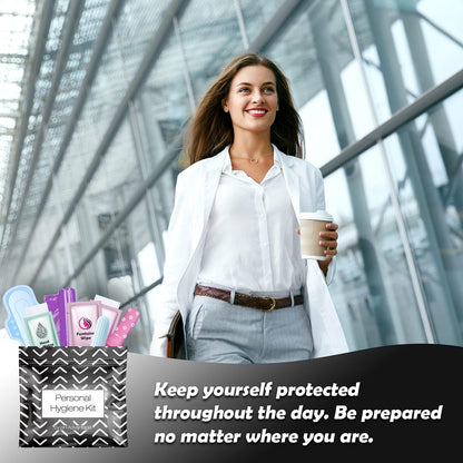 Feminine Hygiene Kits Pack of 10 (Black Treads)