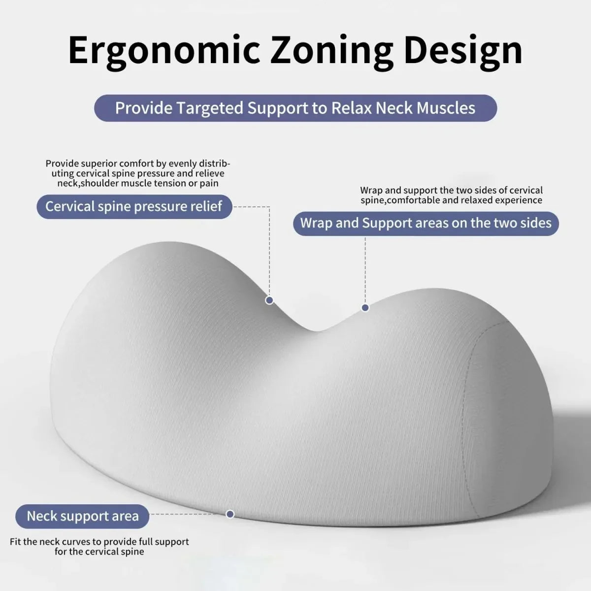 Ergonomic Cervical Neck Pillow