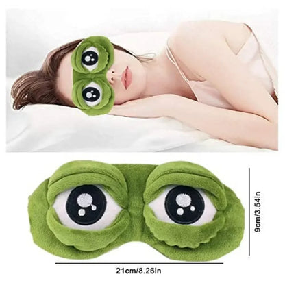 Cute Frog Plush Sleep Eye Mask