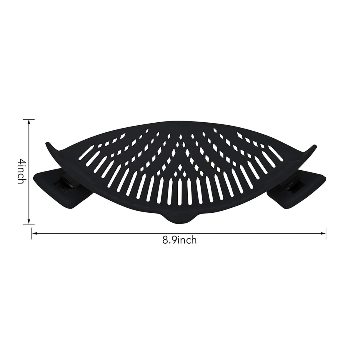 1947Kitchen Heat Resistance Easy Snap Silicone Kitchen Strainer