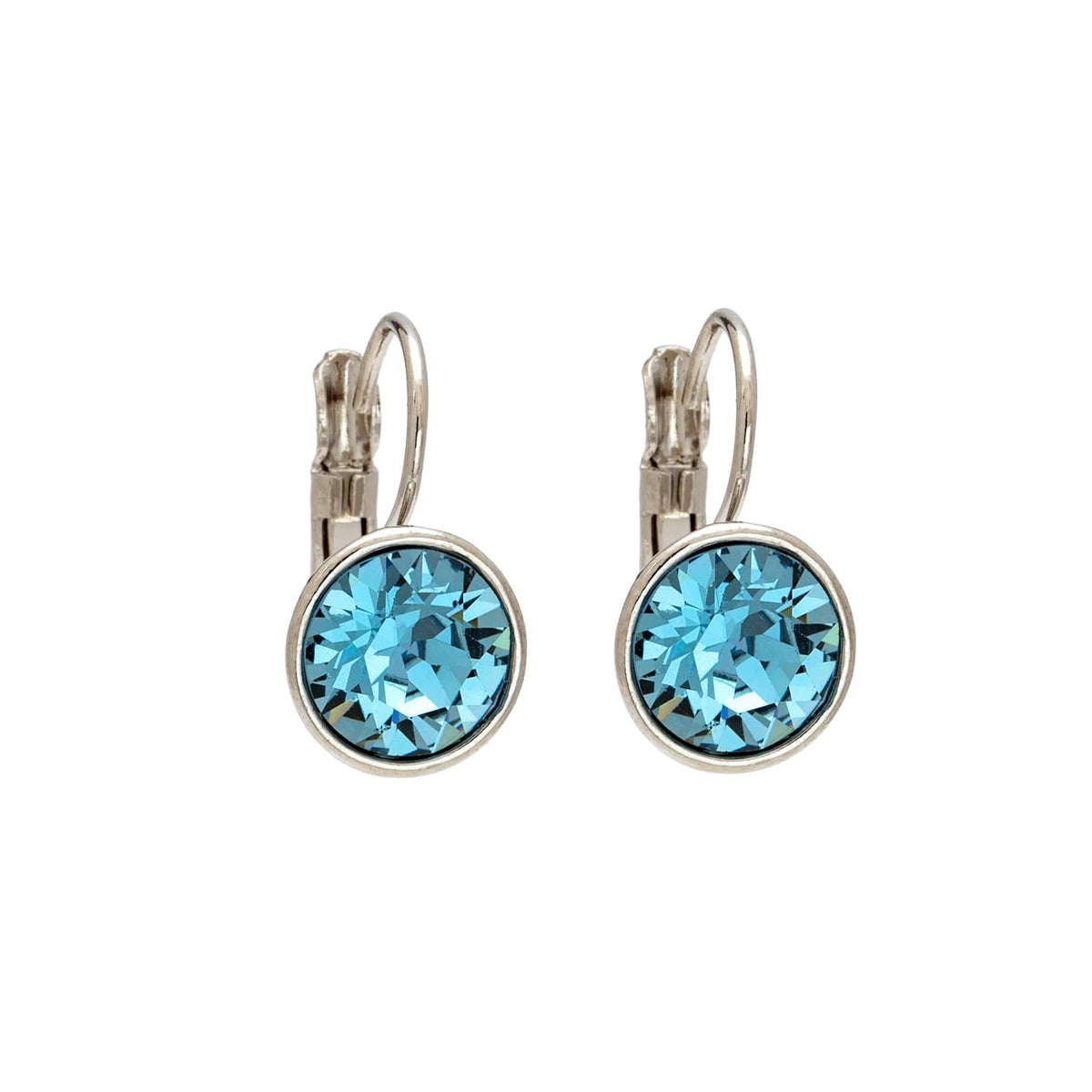 Classic Leverback Earrings with Sparkling Swarovski Crystals by callura