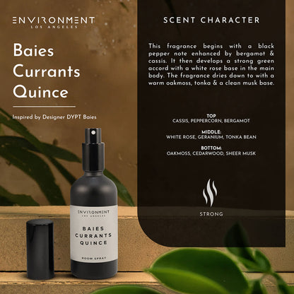ENVIRONMENT 100mL Room Spray Baies Currants Quince