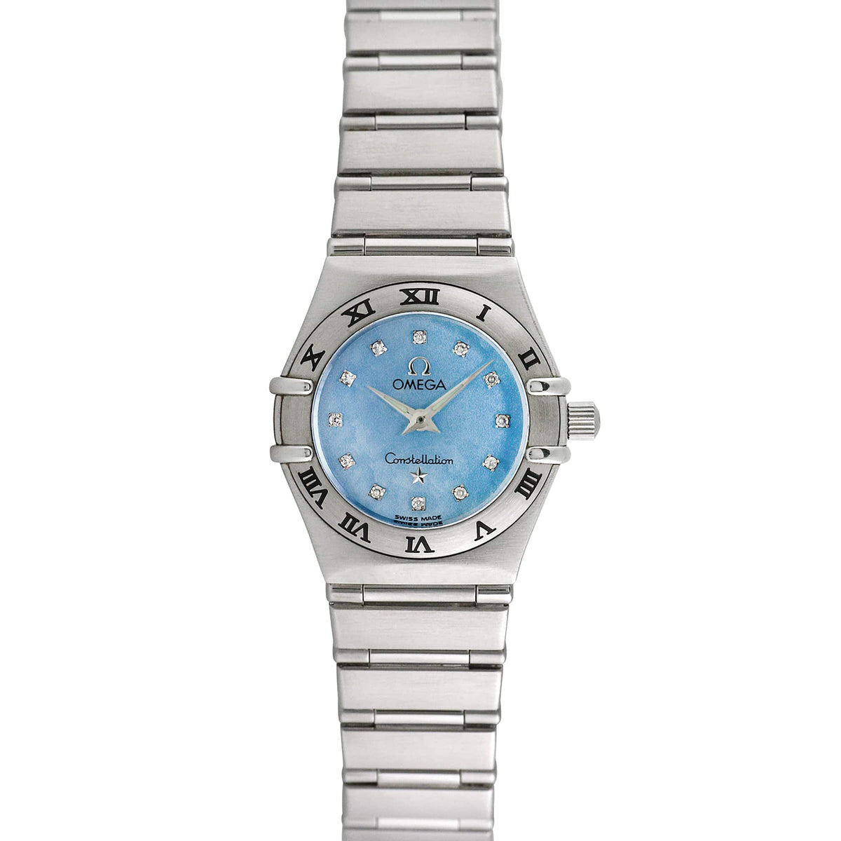 Pre-owned Omega Women's Constellation 22mm Stainless Steel Wristwatch - 1567.86