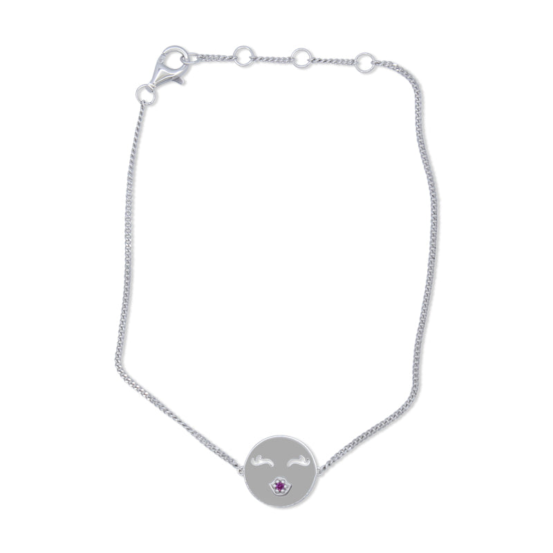 Sterling Silver Bracelet By So Cosi - Kissing Me Softly