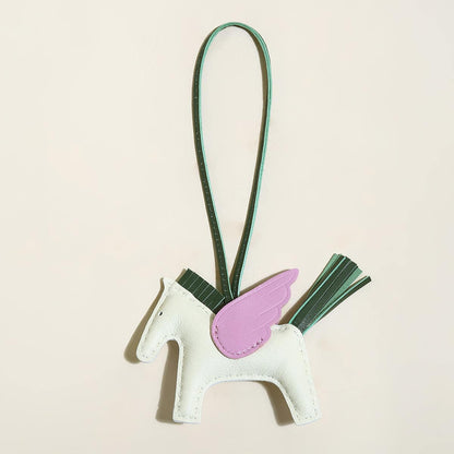 Equestrian Horse Leather Bag Charm