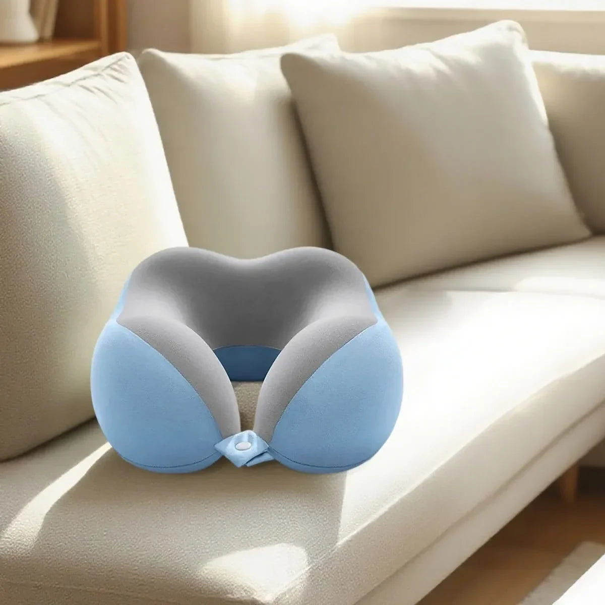 Ergonomic Double Peak U Neck Pillow