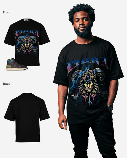 G West Zodiac Libra Oversized Men's T-Shirt