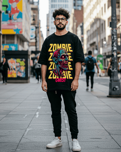 G West Zombie Apocalypse Oversized T-Shirt Mens