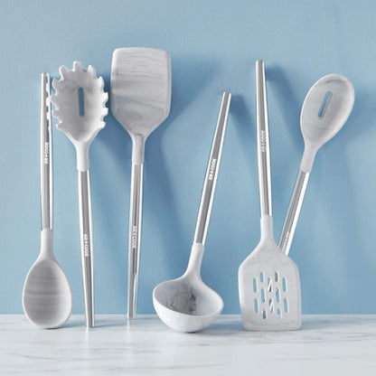 Art+Cook 6PC AC Signature Utensil Set-Silver