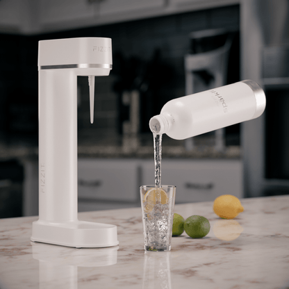Fizzit™ Spärklï Carbonated Water Soda Maker with Stainless Steel Bottle – Dishwasher Safe Bottles - Sparkling Water Maker