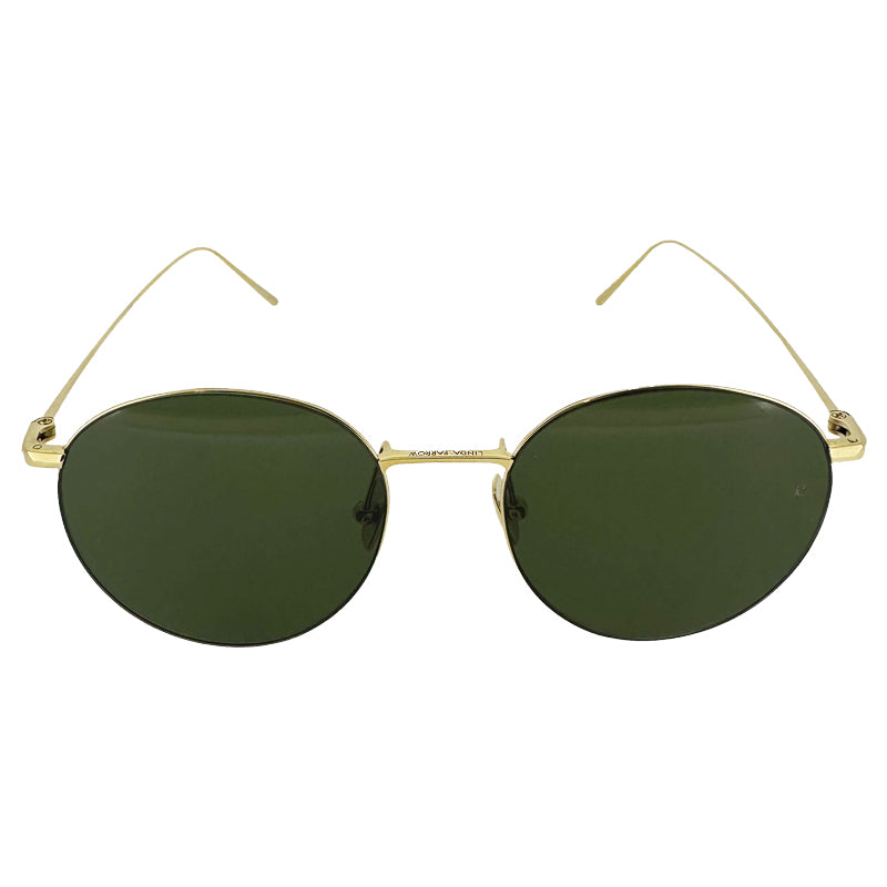 Linda Farrow Gold Green Unisex Sunglasses 6245 LF34C5SUN